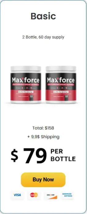 Max Force 2-bottle starter pack — 60-day supply for women over 40